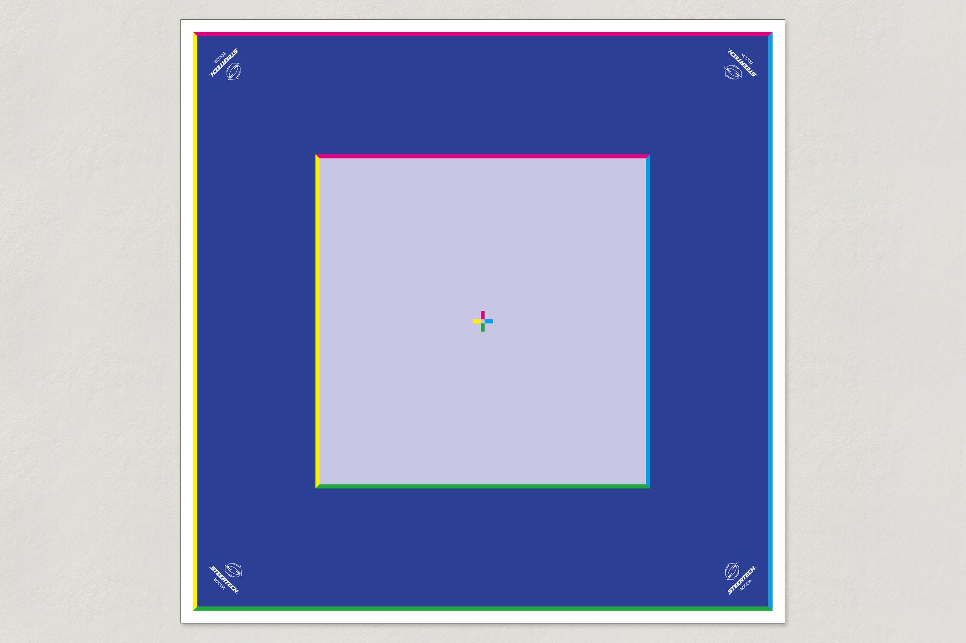 スクエアコート　ブルー