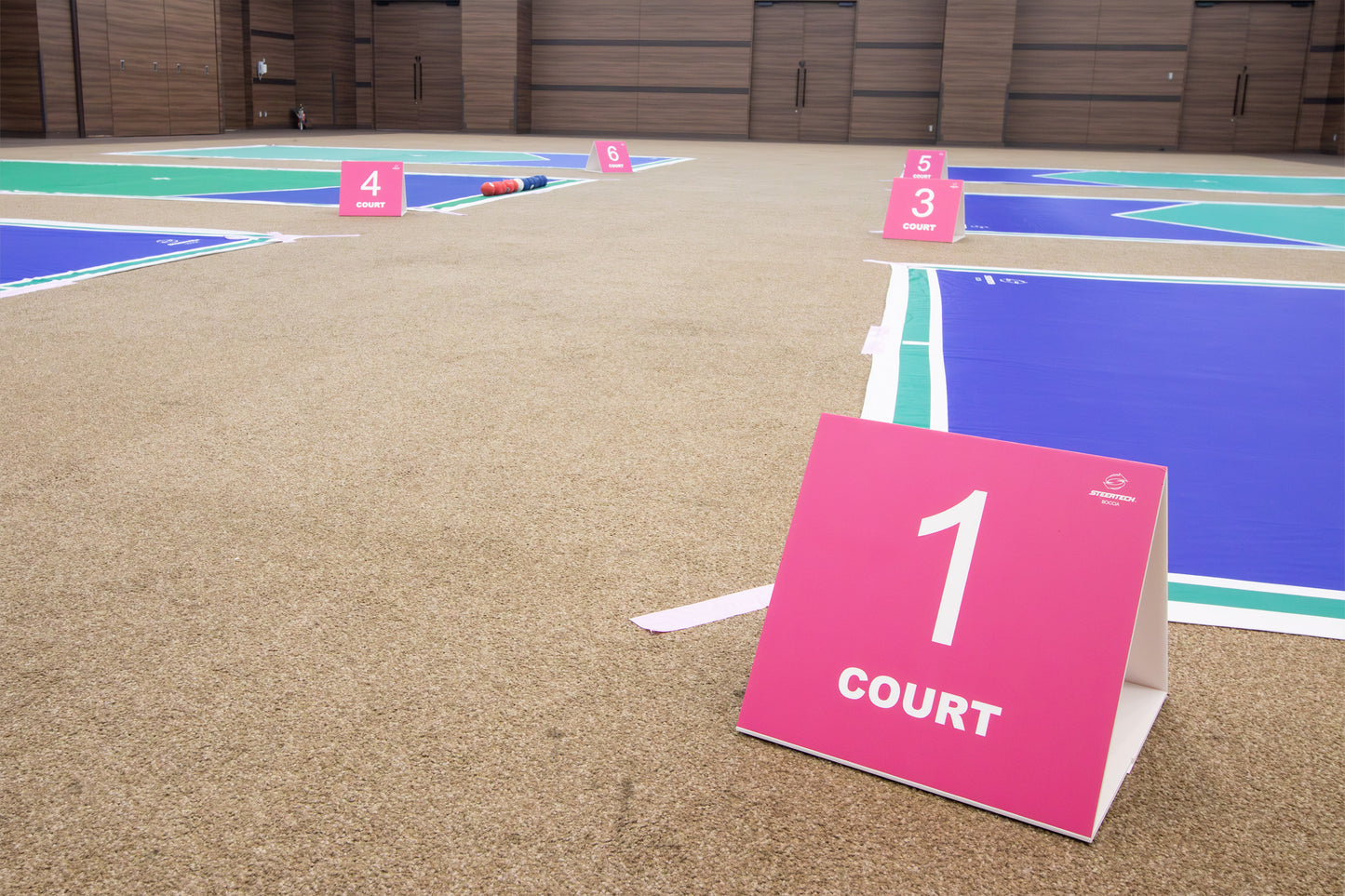 コート表示板（6枚セット）