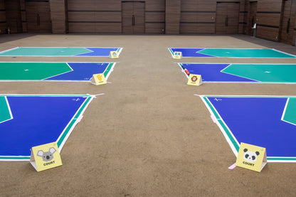 コート表示板（6枚セット）