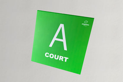 コート表示板（6枚セット）